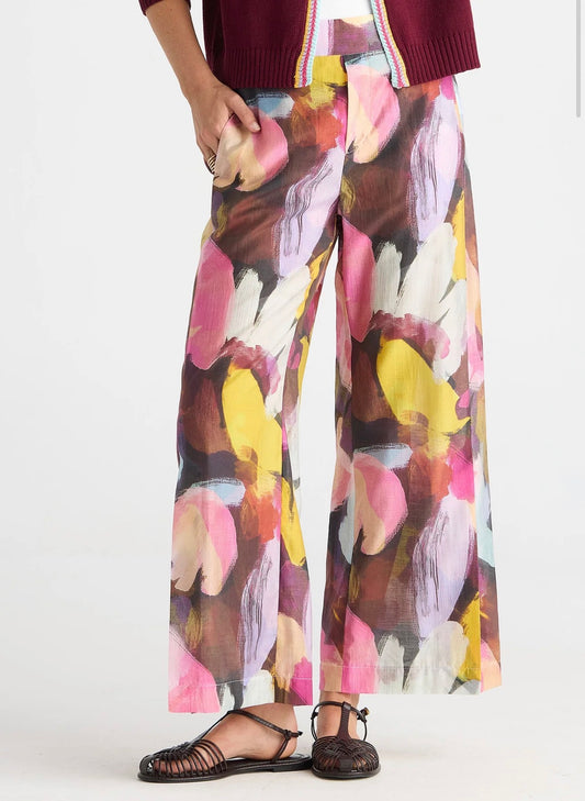 Zaket & Plover Wide Leg Pant Sunset