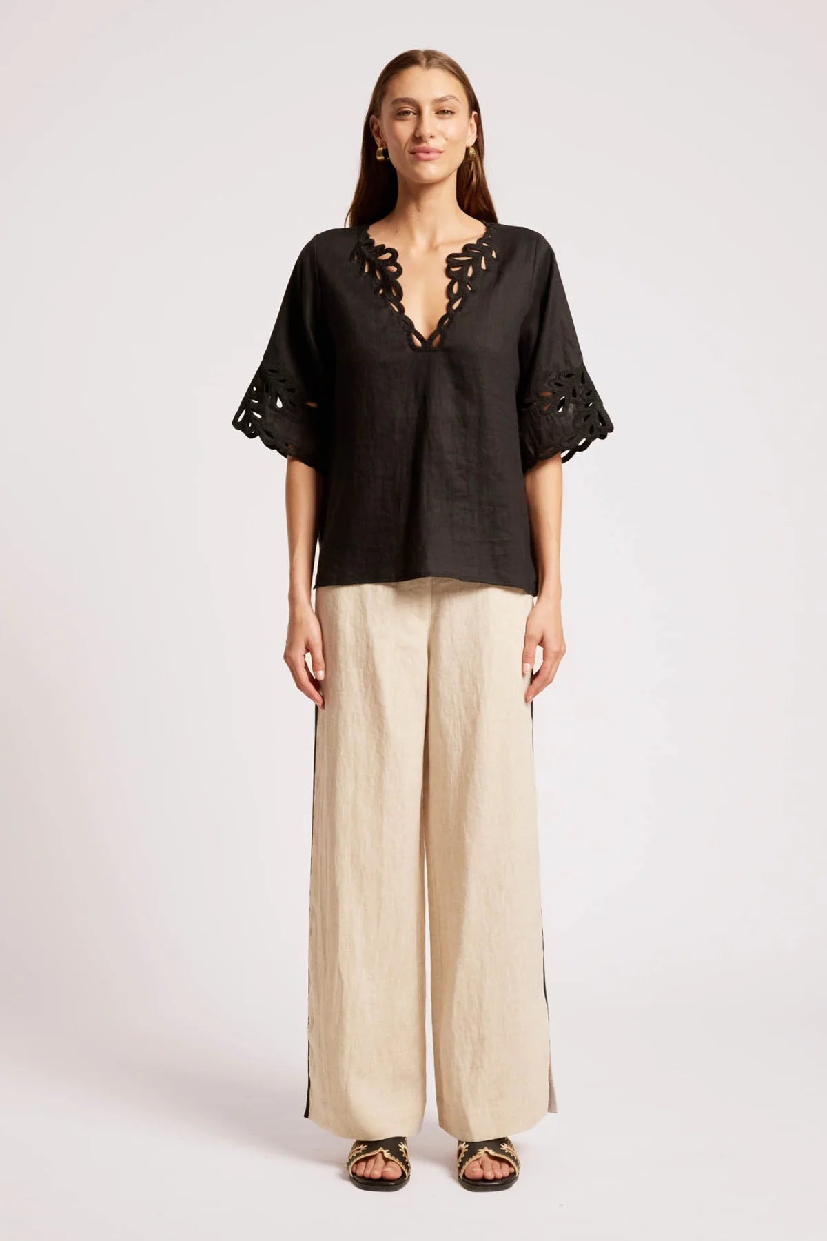 Eb + Eve Maris Top in Marine Black