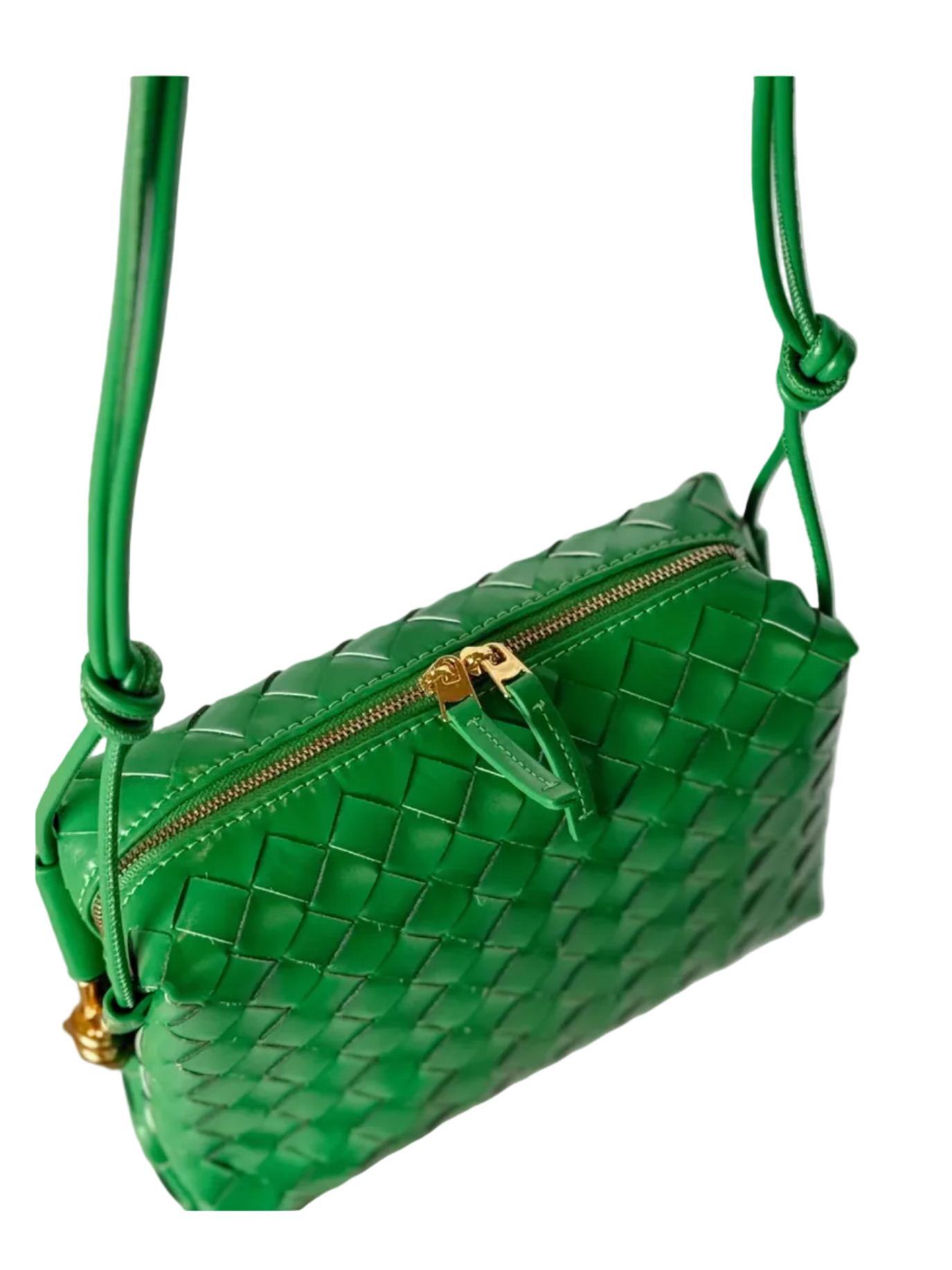 L’ORA D’ORO PIP Shine Weave Crossbody Bag