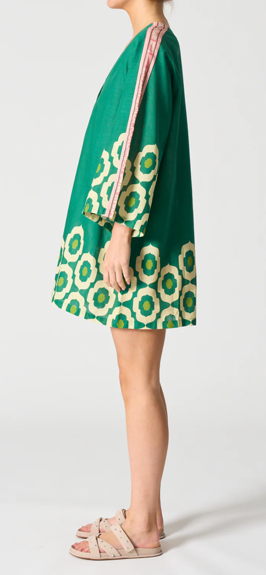 Walnut- Marrakesh Dress-Mosaique