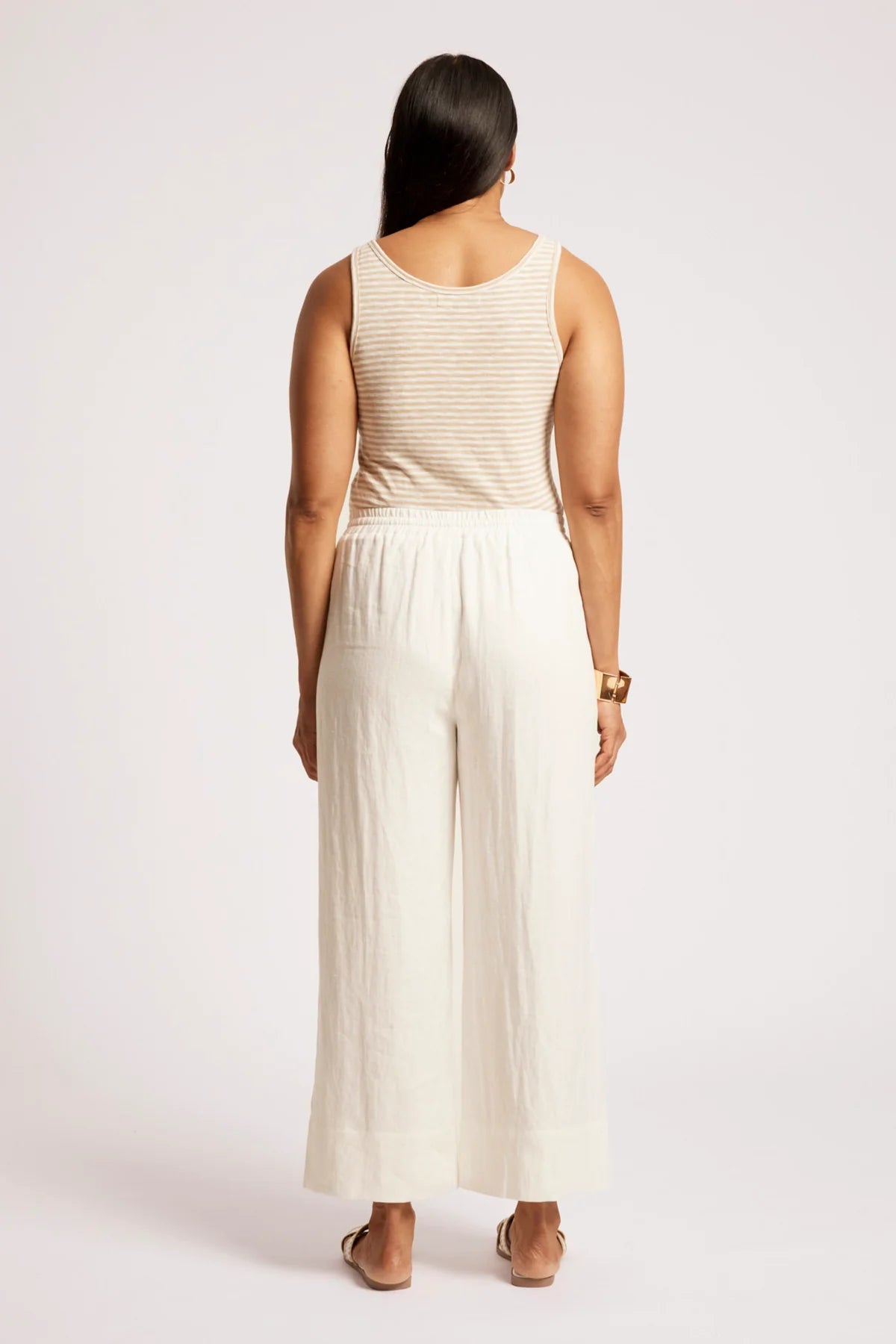 Eb + Eve Cove Relaxed Pants in White