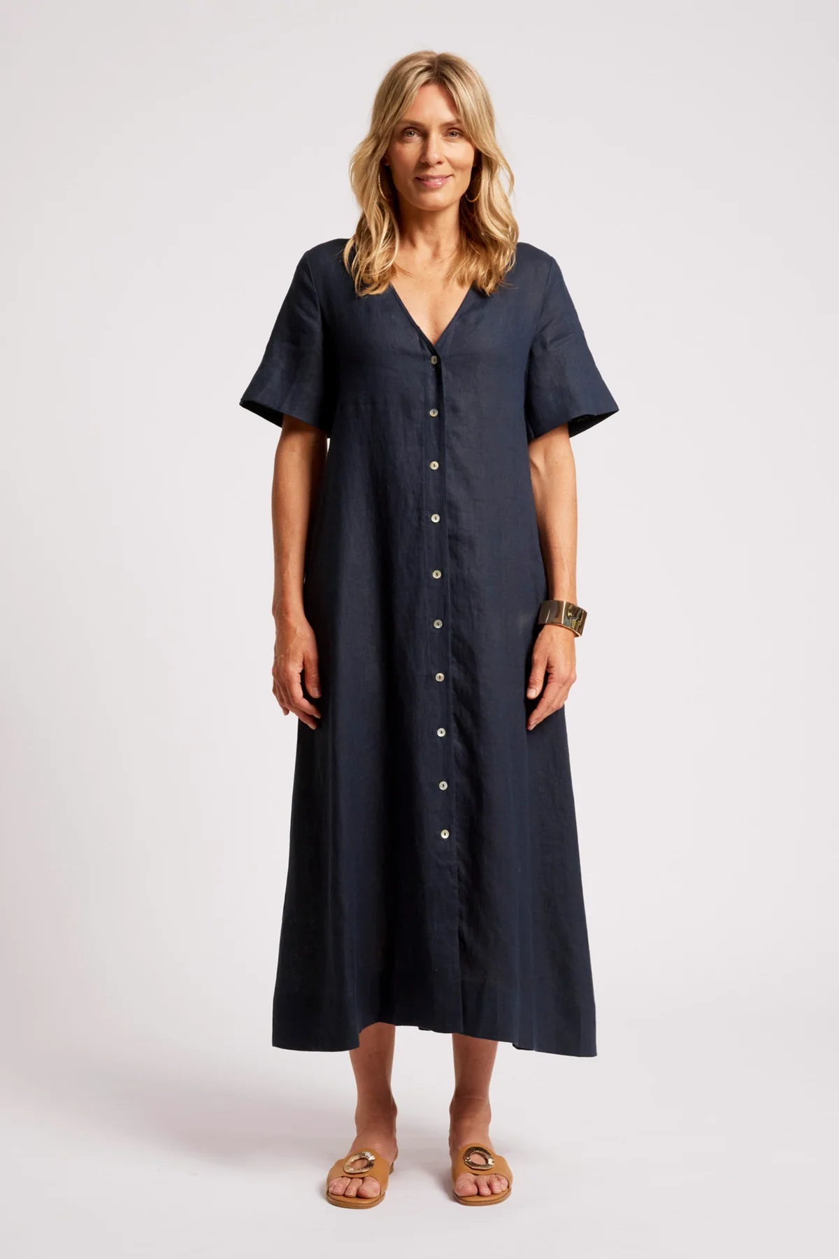 Eb + Eve Cove Maxi Dress in Indigo