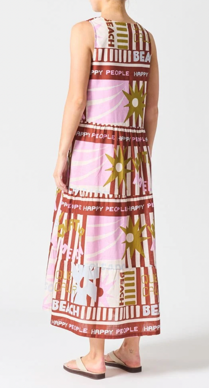 WALNUT -Madegascar Dress S26 Soleado