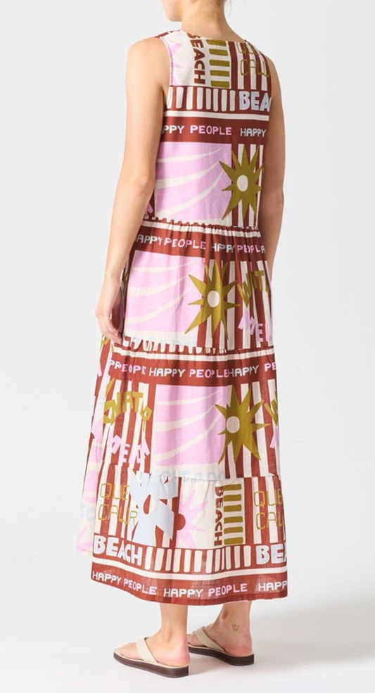WALNUT -Madegascar Dress S26 Soleado