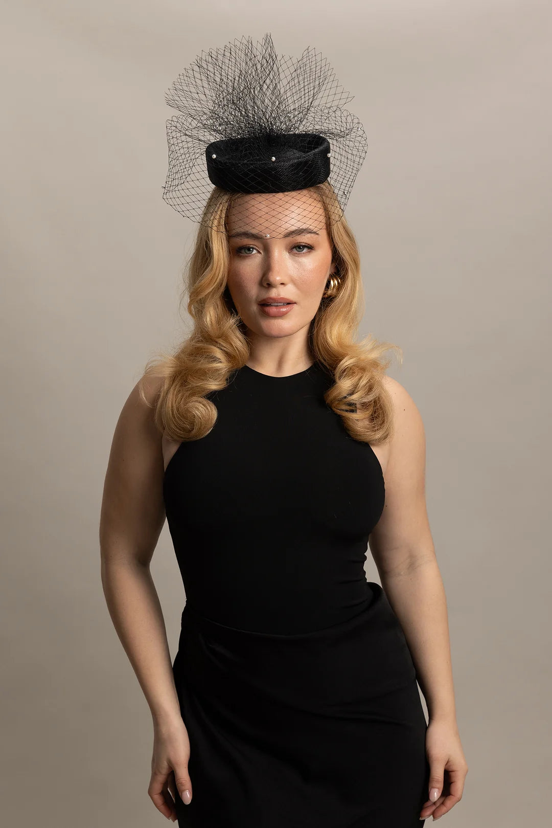 Morgan & Taylor Prue Fascinator (black)
