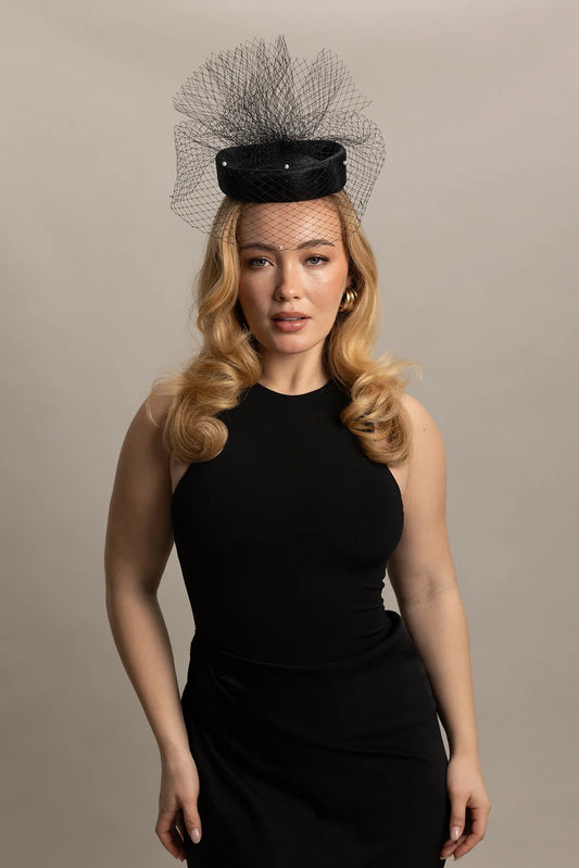 Morgan & Taylor Prue Fascinator (black)