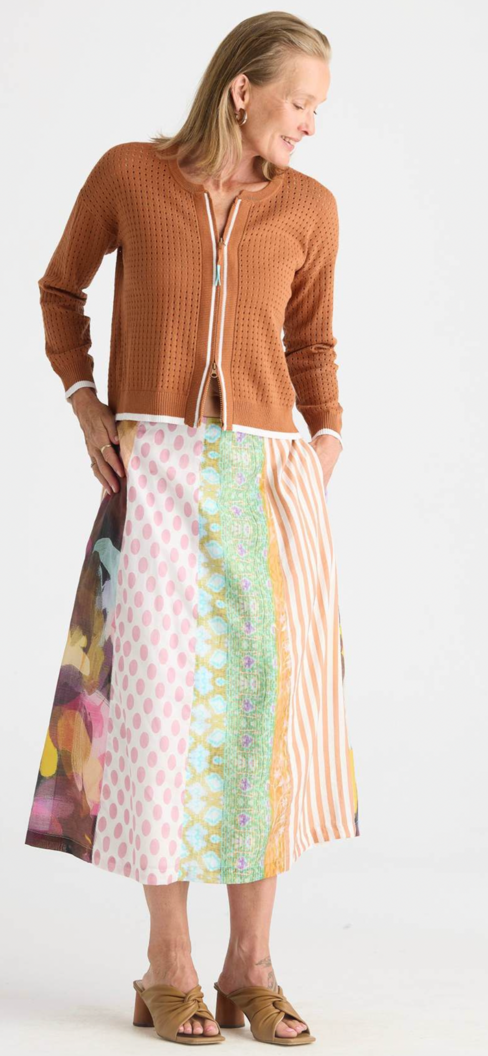 Zaket & Plover -Skirt Jumble Panel