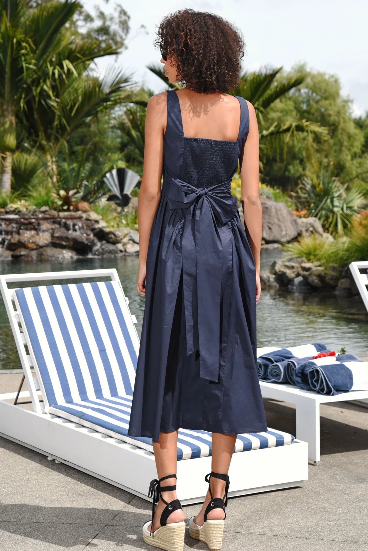 COOP by Trelise Cooper Bow-Dacious Navy Dress