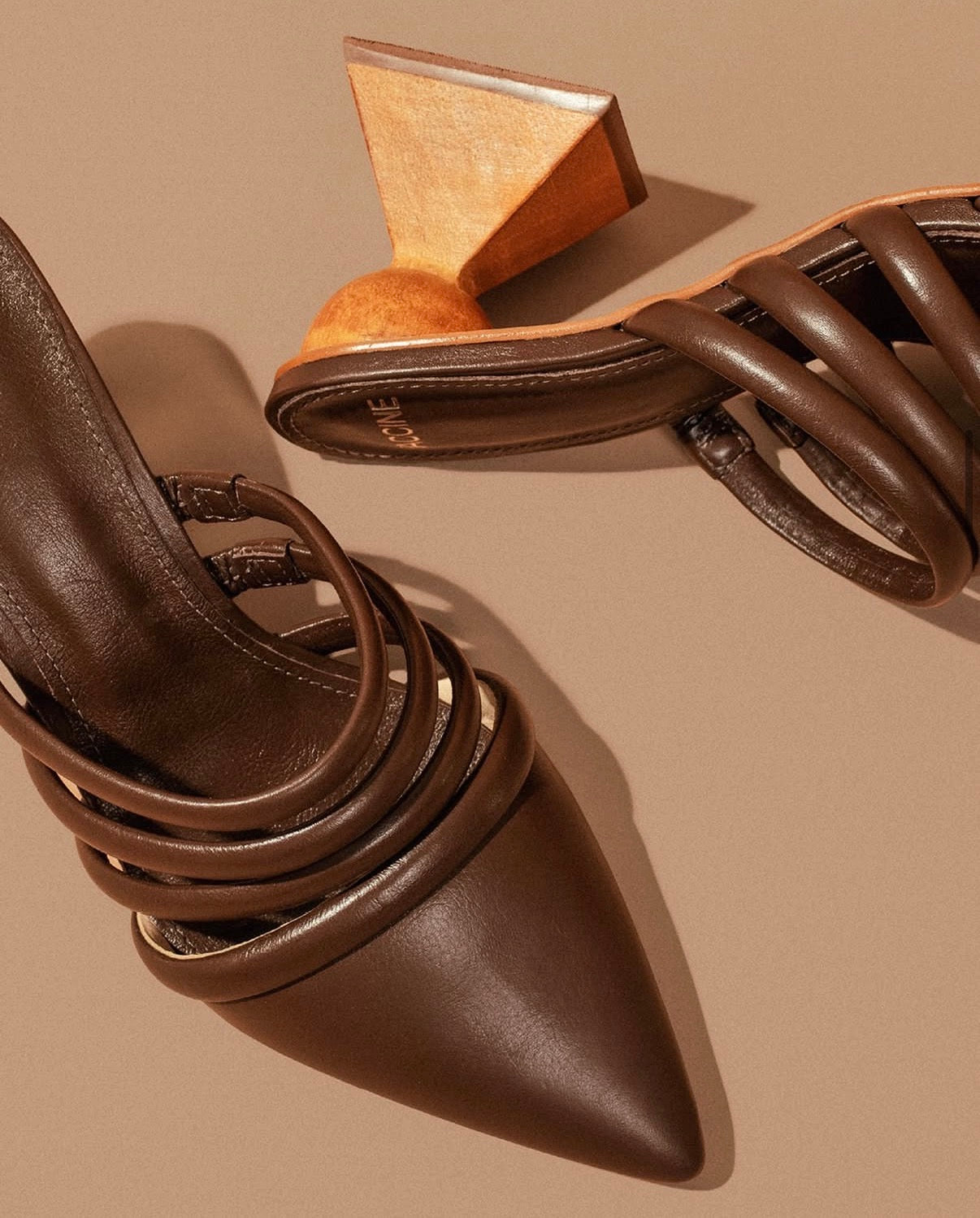 Faccine Chocolate Jasmine Heels
