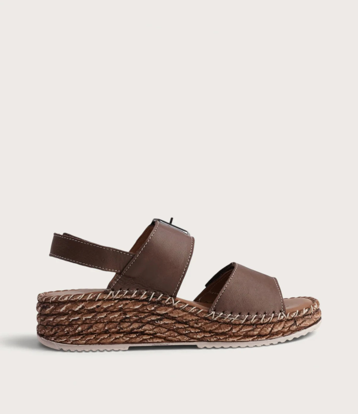 Sala Manitu Praline Leather Sandals
