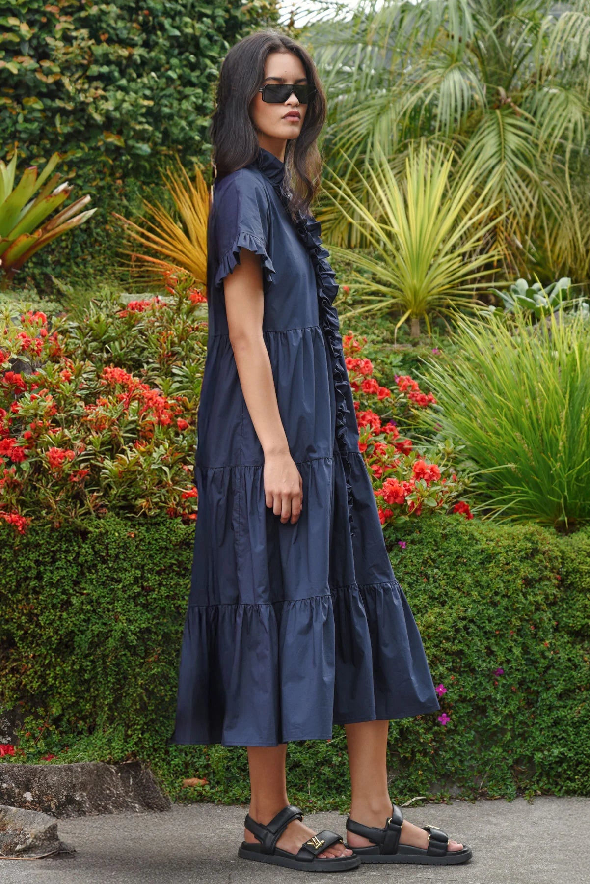COOP by Trelise Cooper Frillaxed Navy Dress