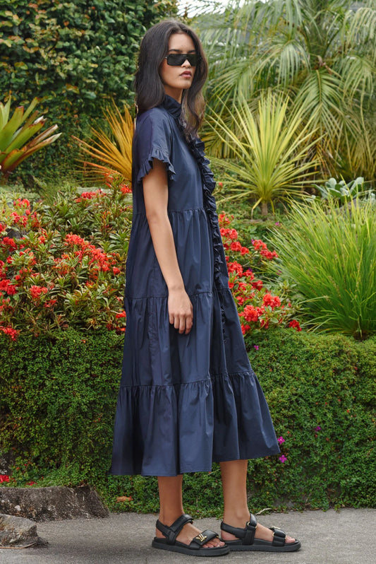 COOP by Trelise Cooper Frillaxed Navy Dress