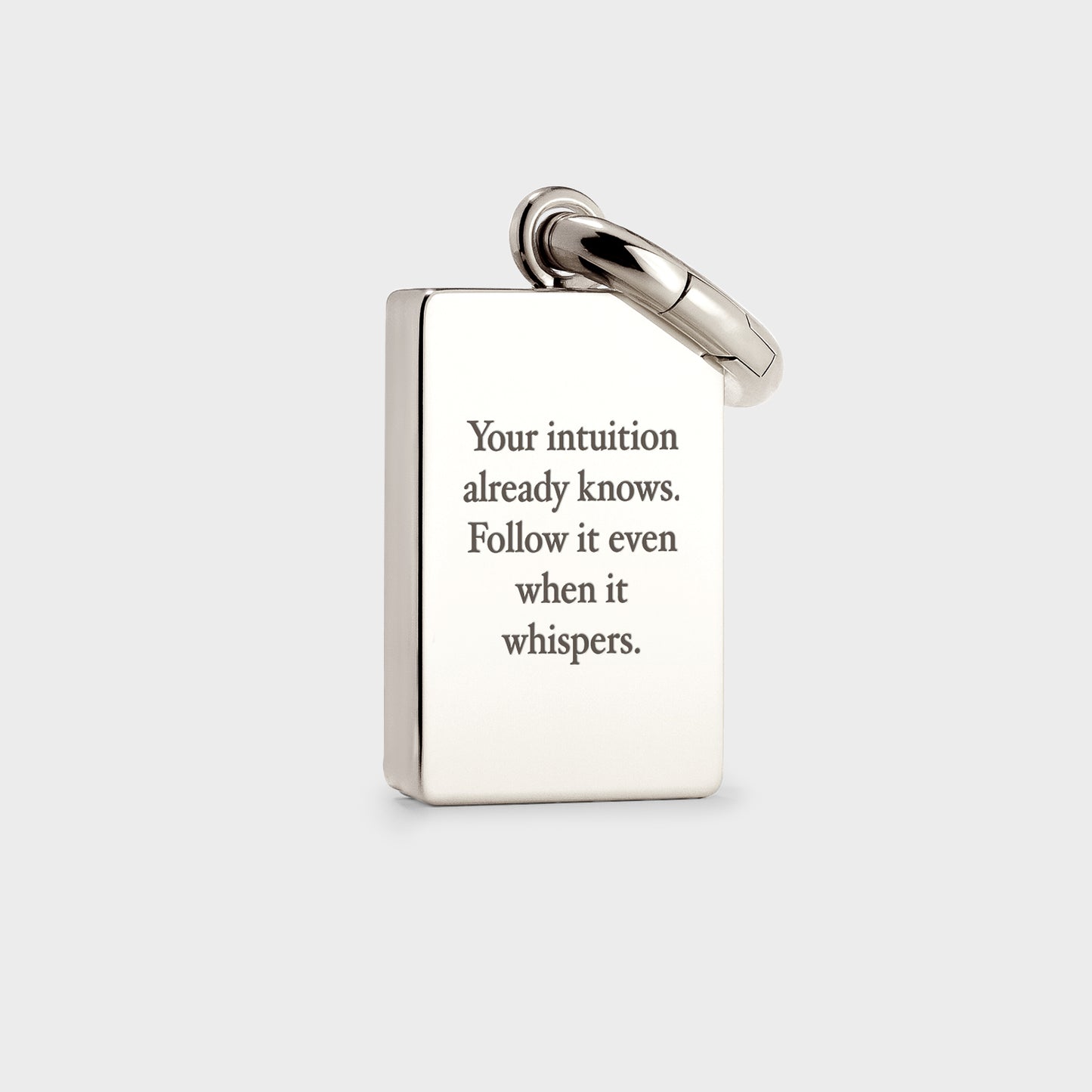 Coluri The Moon Tarot Double Sided Silver Charm