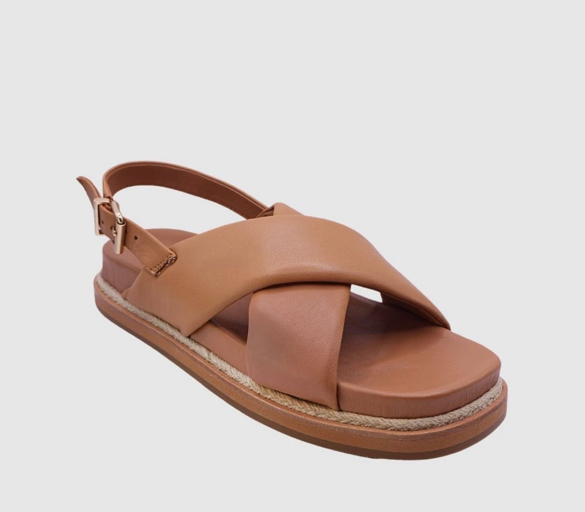 Luna Sole Teagan Coconut Leather Sandals