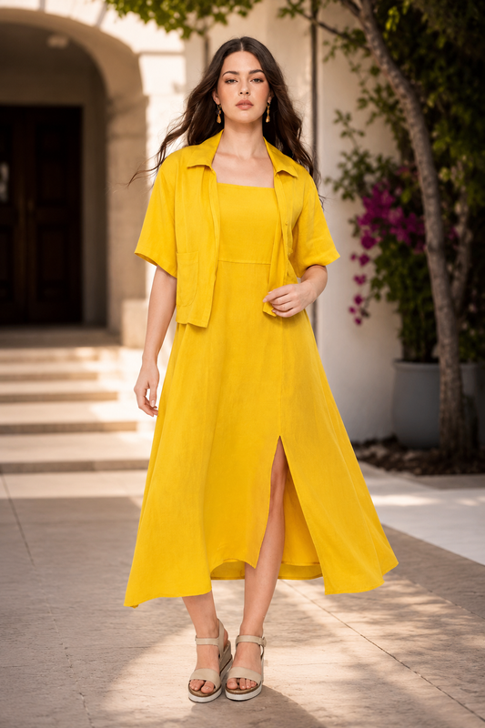 Elizabeth Scott Melina Dress in Tuscan Sun