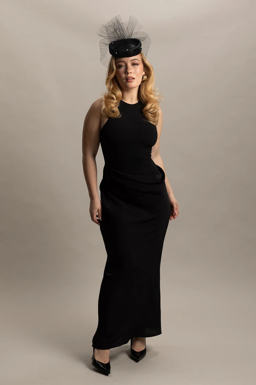Morgan & Taylor Prue Fascinator (black)