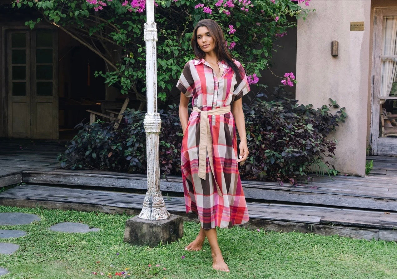 Zaket & Plover Checked Dress