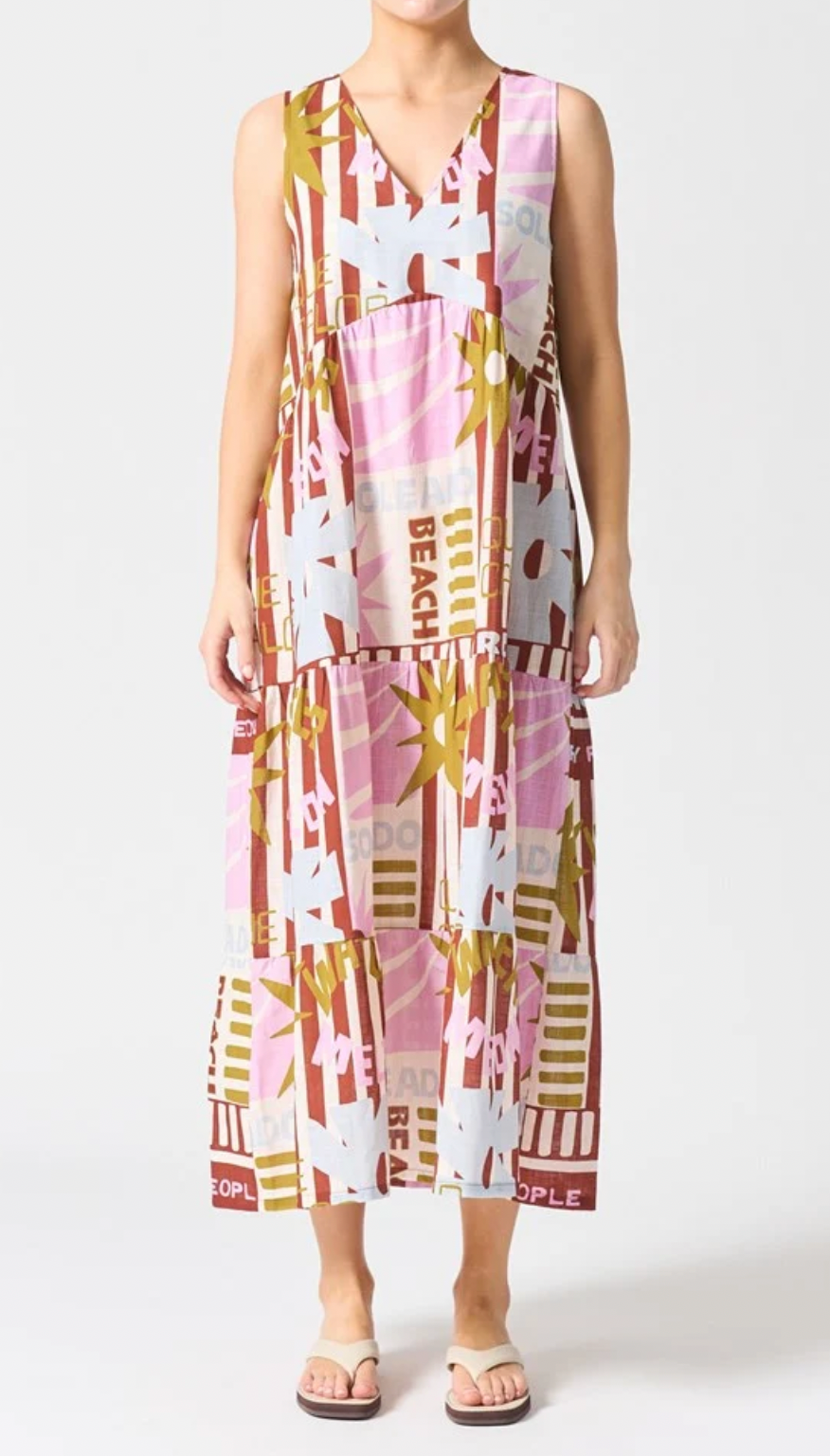WALNUT -Madegascar Dress S26 Soleado