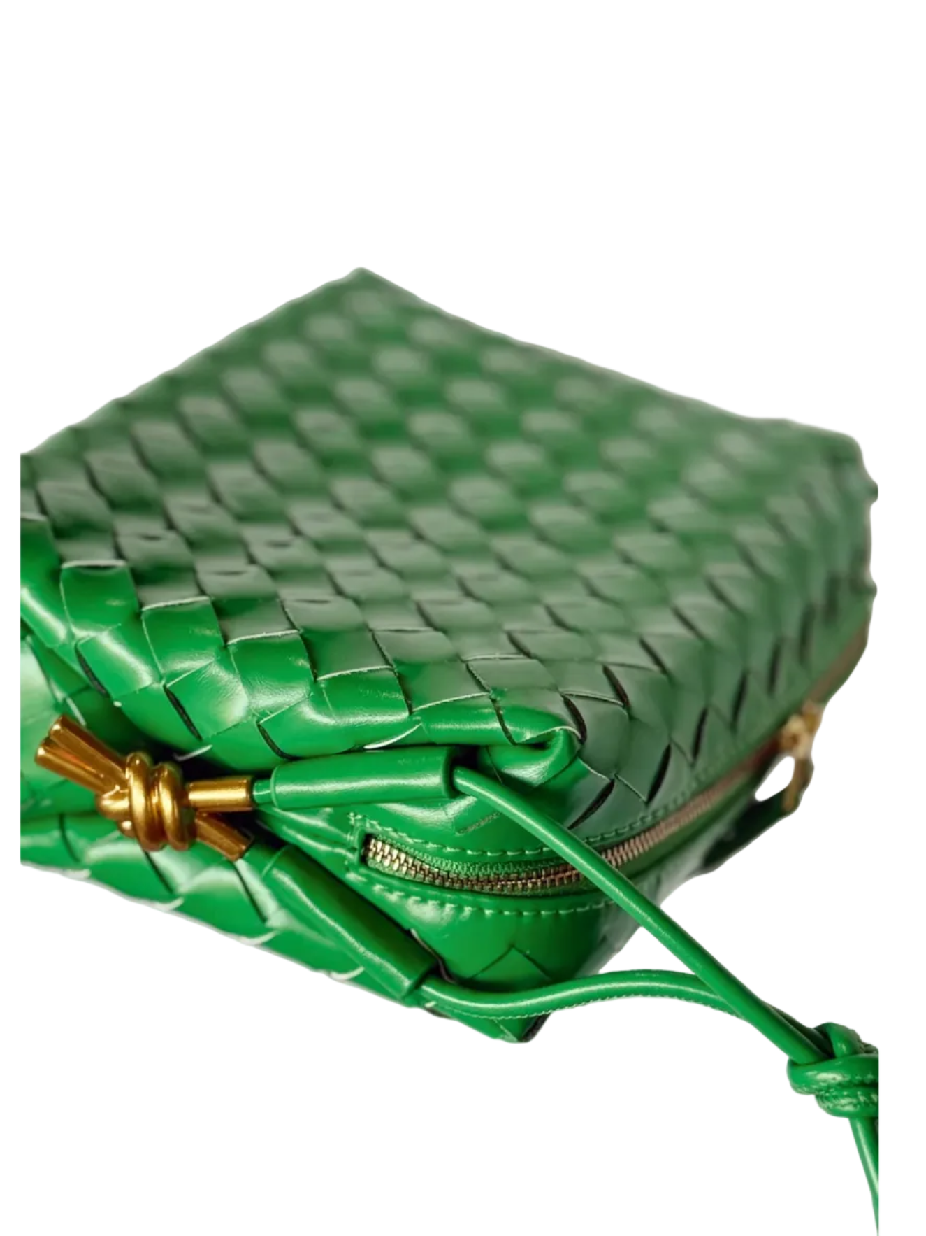 L’ORA D’ORO PIP Shine Weave Crossbody Bag