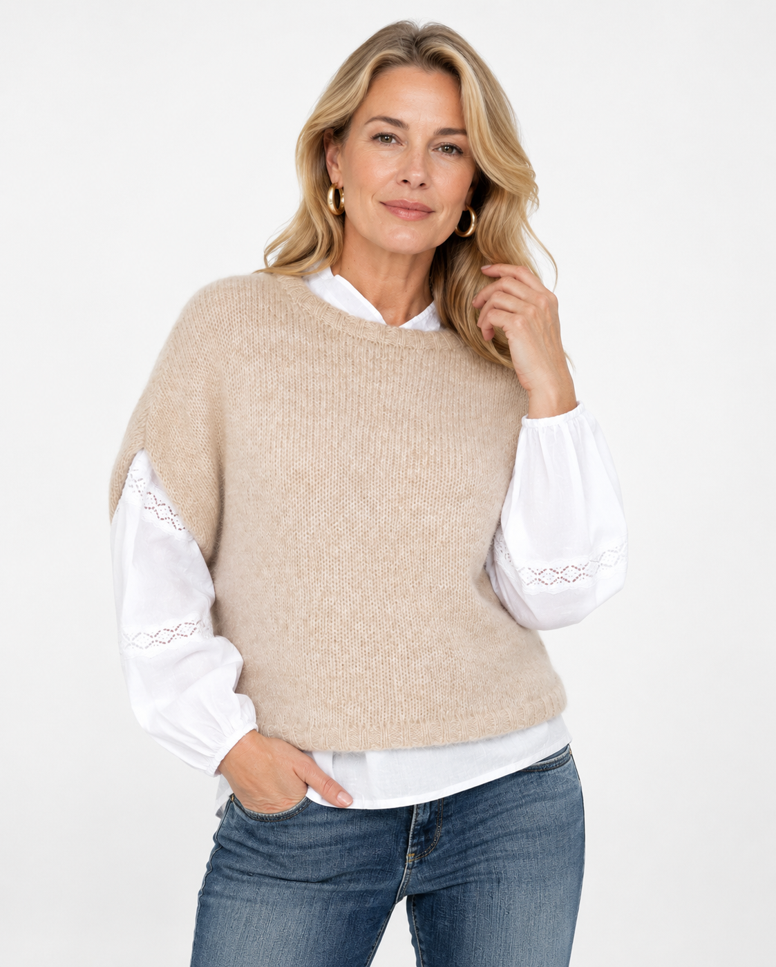 Elizabeth Scott Celest Alpaca Wool Blend Vest
