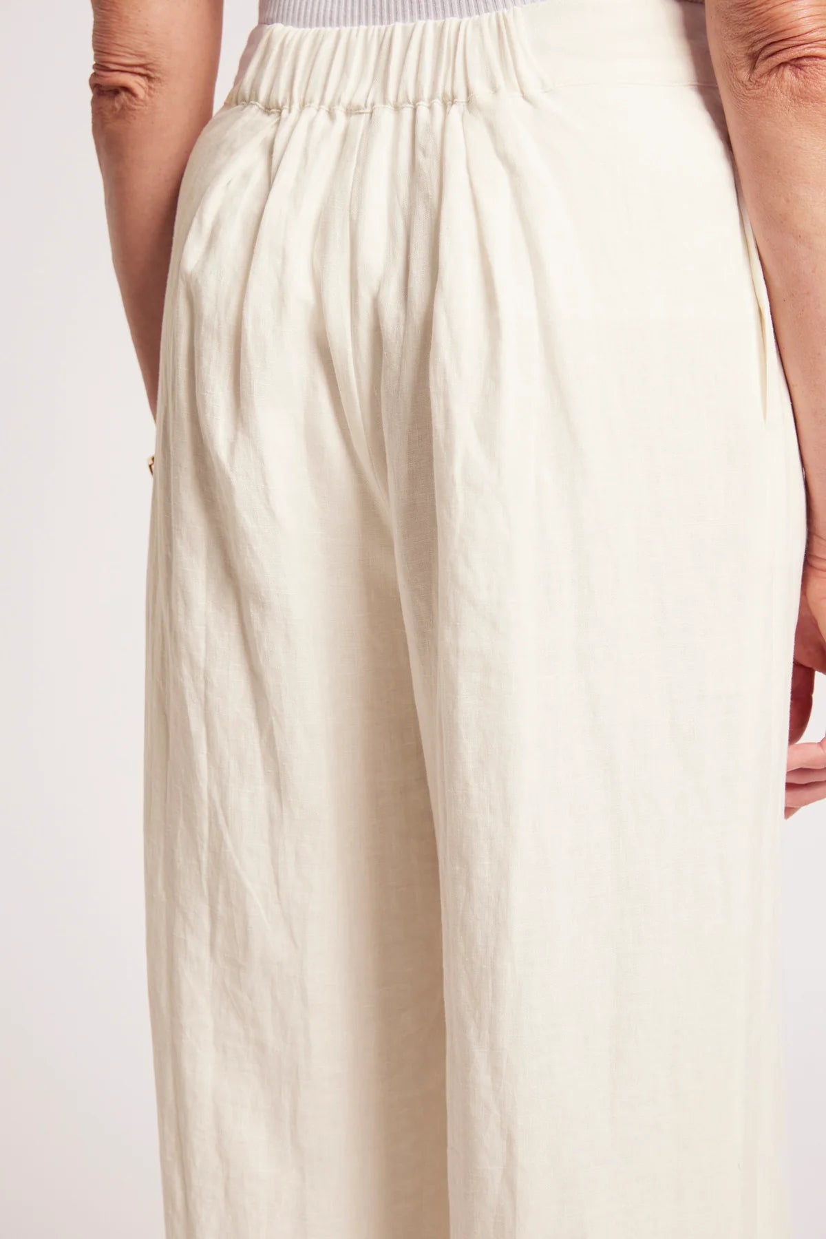 Eb + Eve Cove Palazzo Pants in White