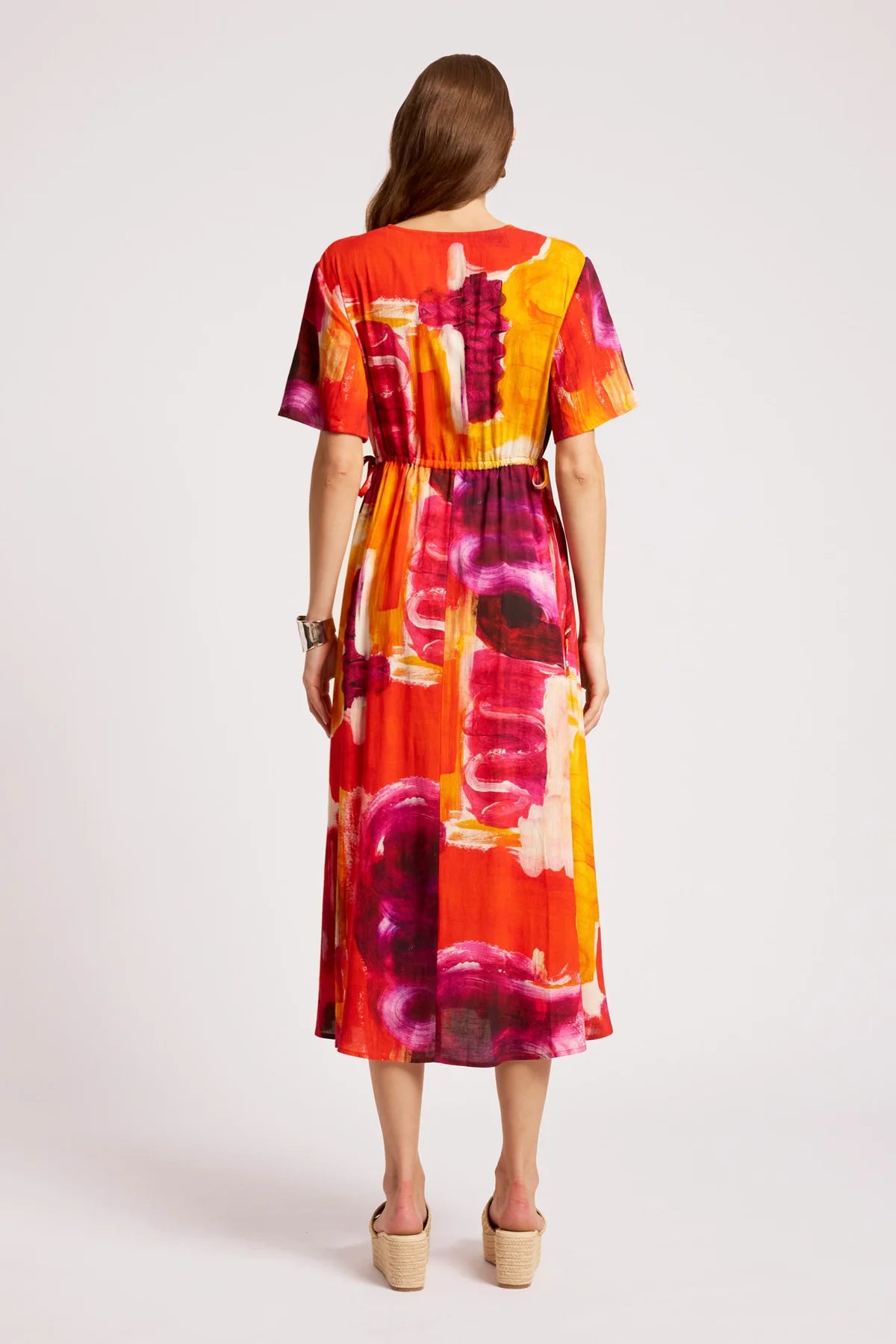 Eb + Eve Palmera Tie Maxi Dress in Solara