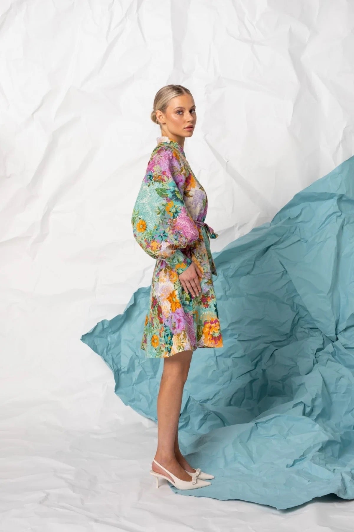 Kachel Rose Mini Dress Wonderland