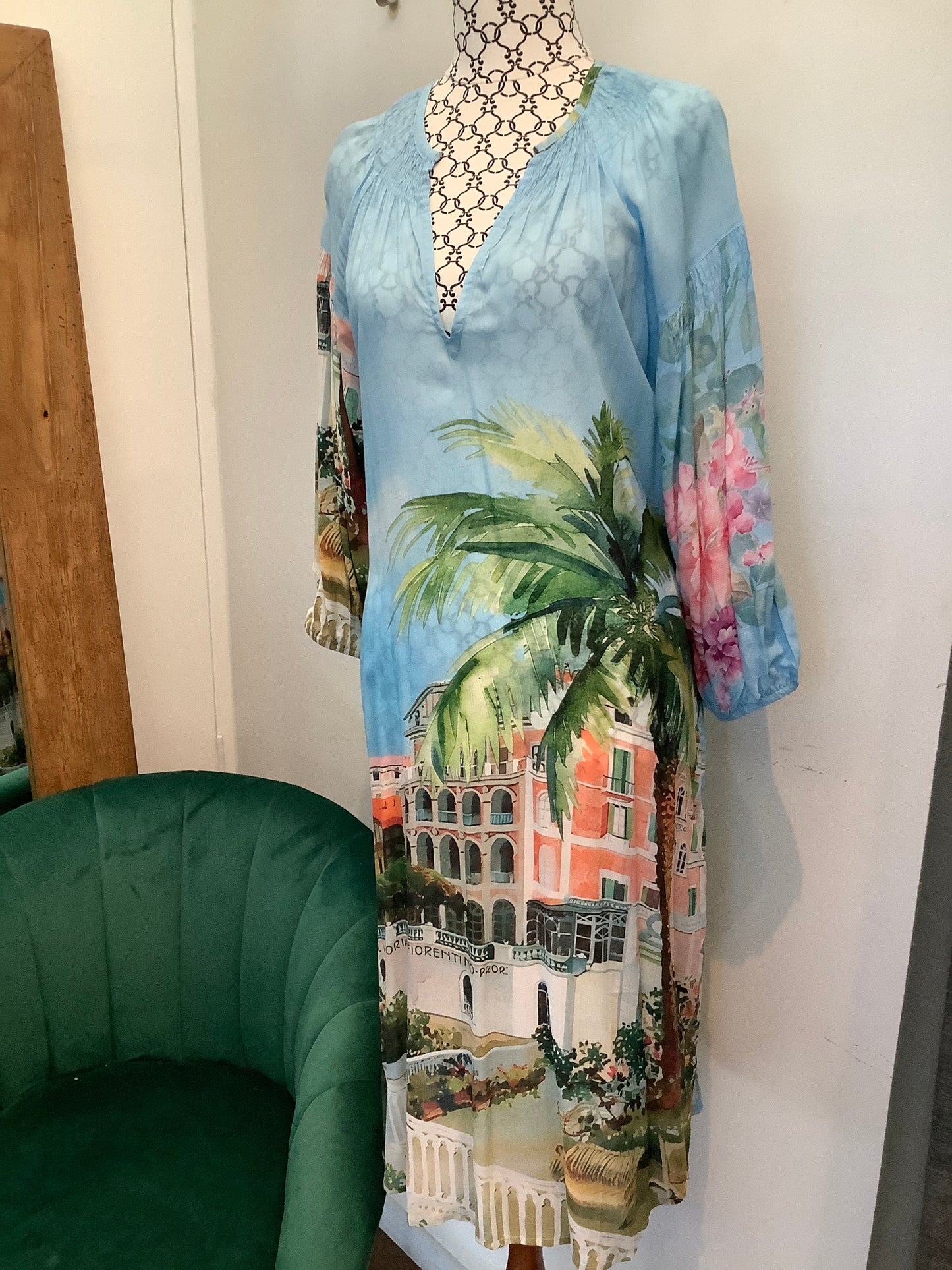 Sun-kissed Cuba  Dress Blue
