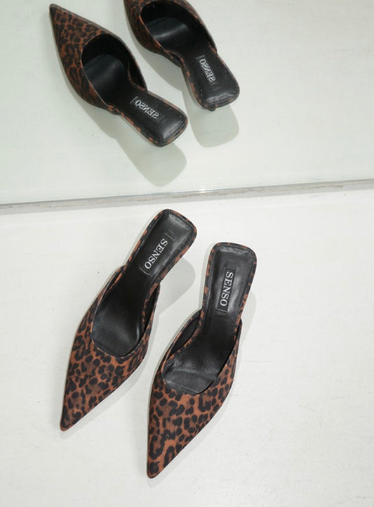 Senso Tabatha Leopard Mules