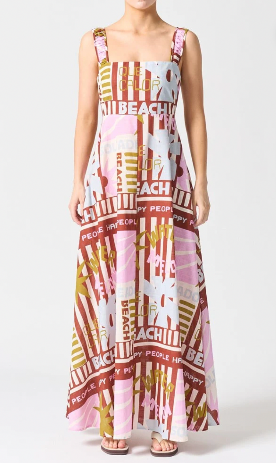 WALNUT -Roma Dress S26 Soleado