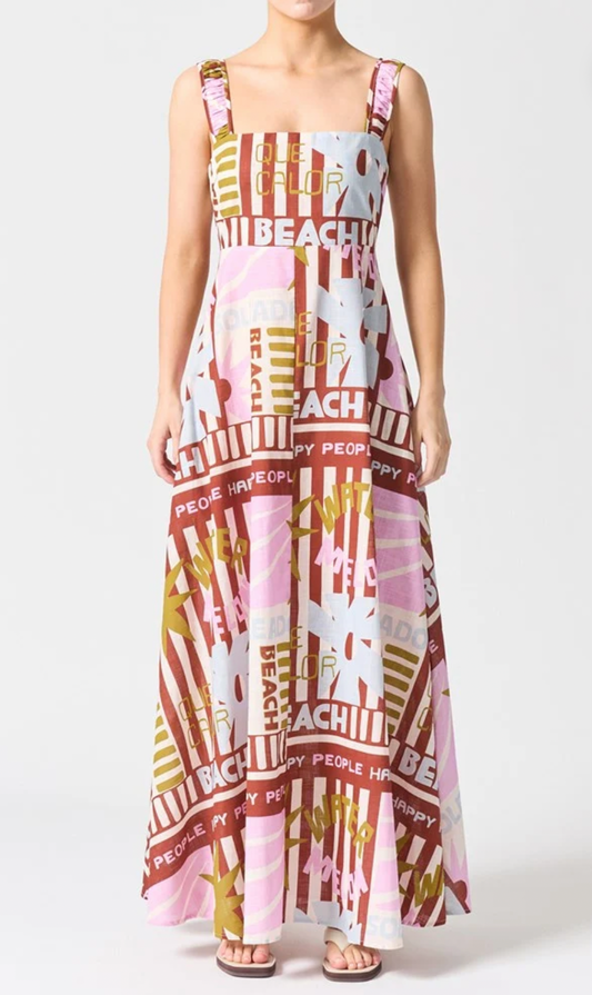 WALNUT -Roma Dress S26 Soleado