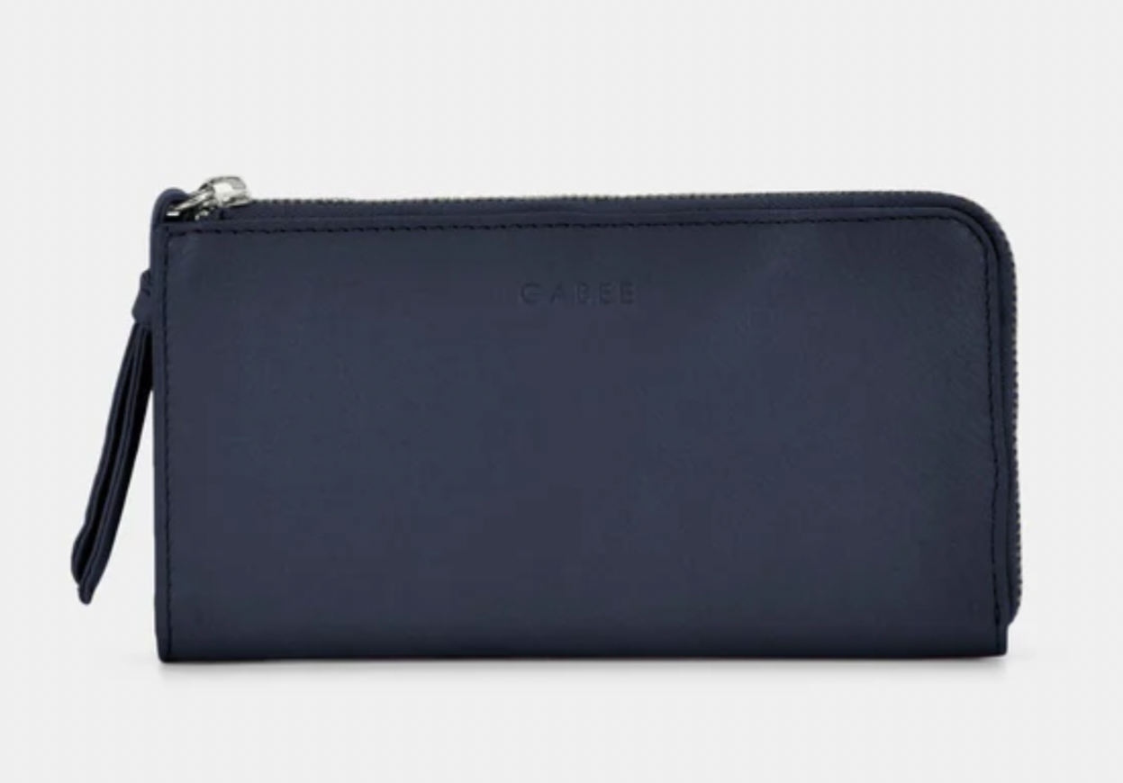 GABEE - Alina RFID Safe Leather Zip Around Wallet