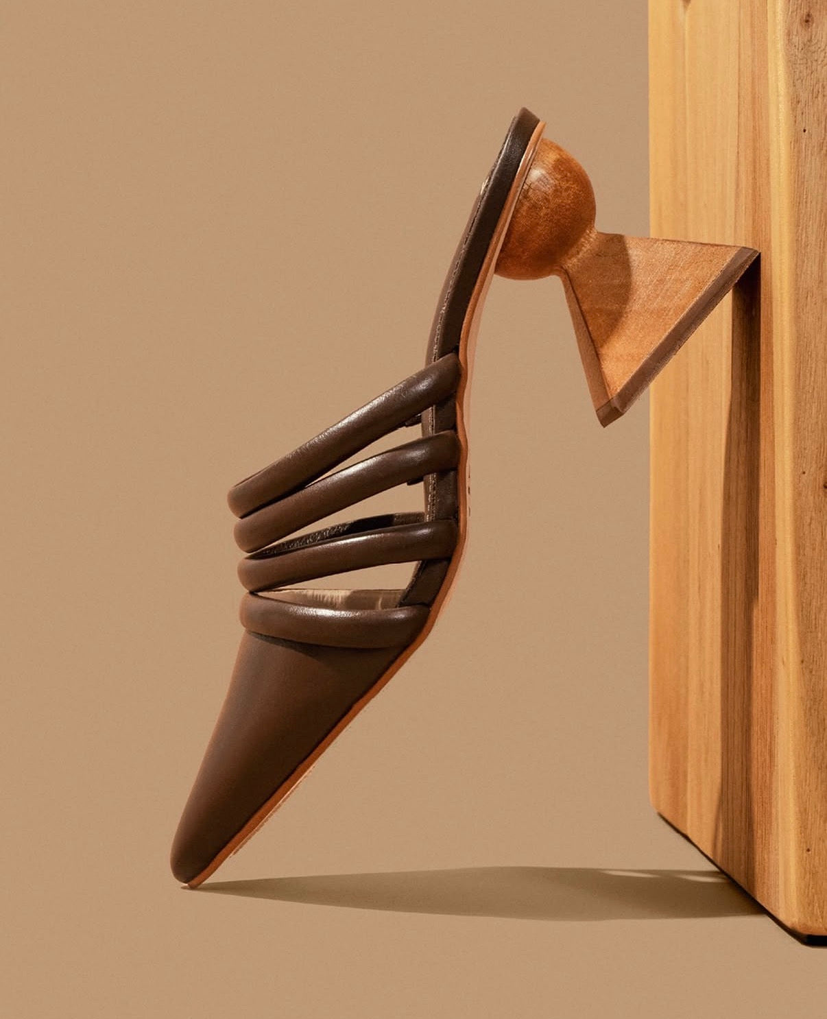Faccine Chocolate Jasmine Heels