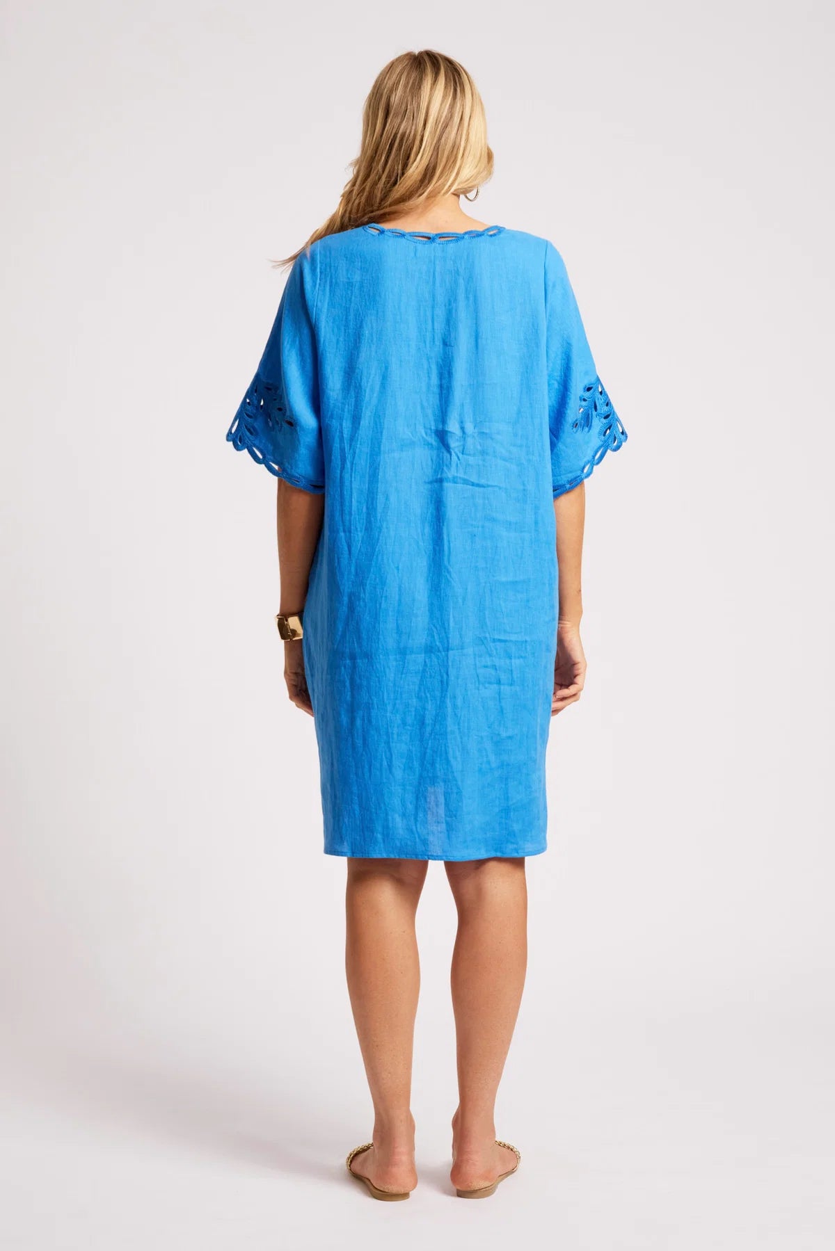 Eb + Eve Maris Dress in Marine Blue