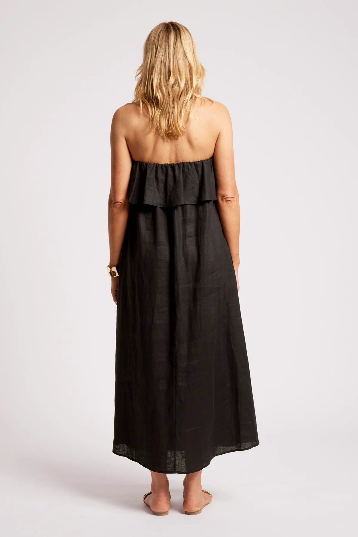 Eb + Eve Maris Strapless Dress in Black