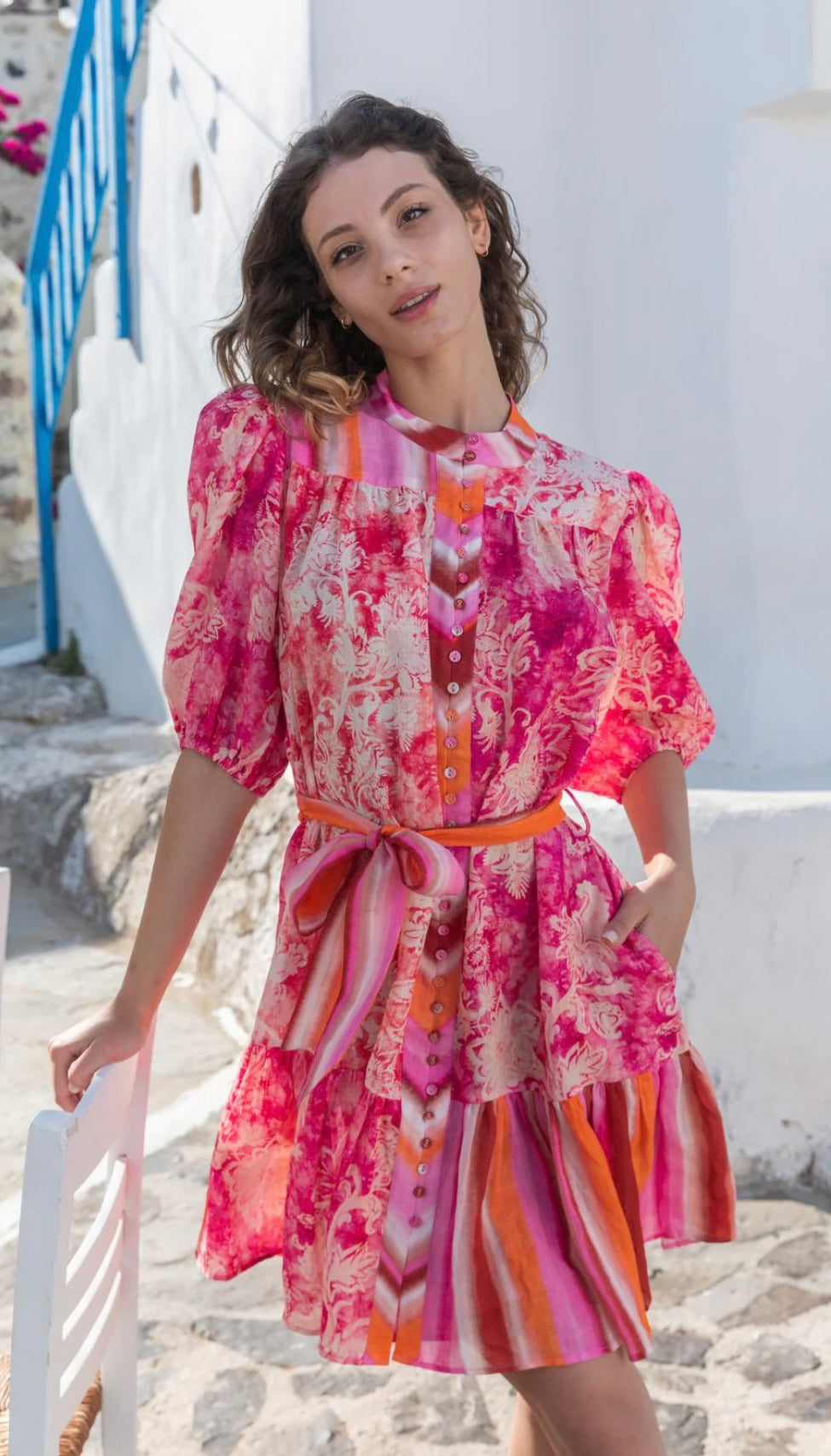 Kachel Zoey Dress  - Multi