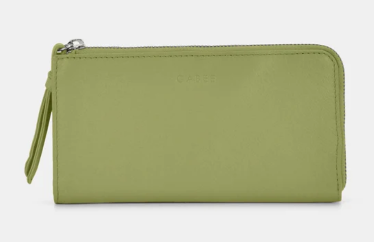 GABEE - Alina RFID Safe Leather Zip Around Wallet