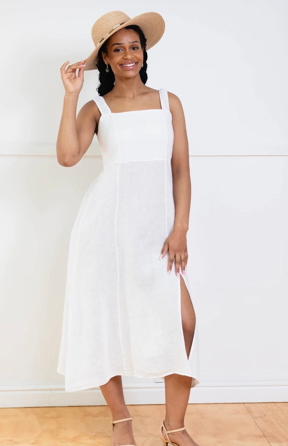Elizabeth Scott Melina Dress - White