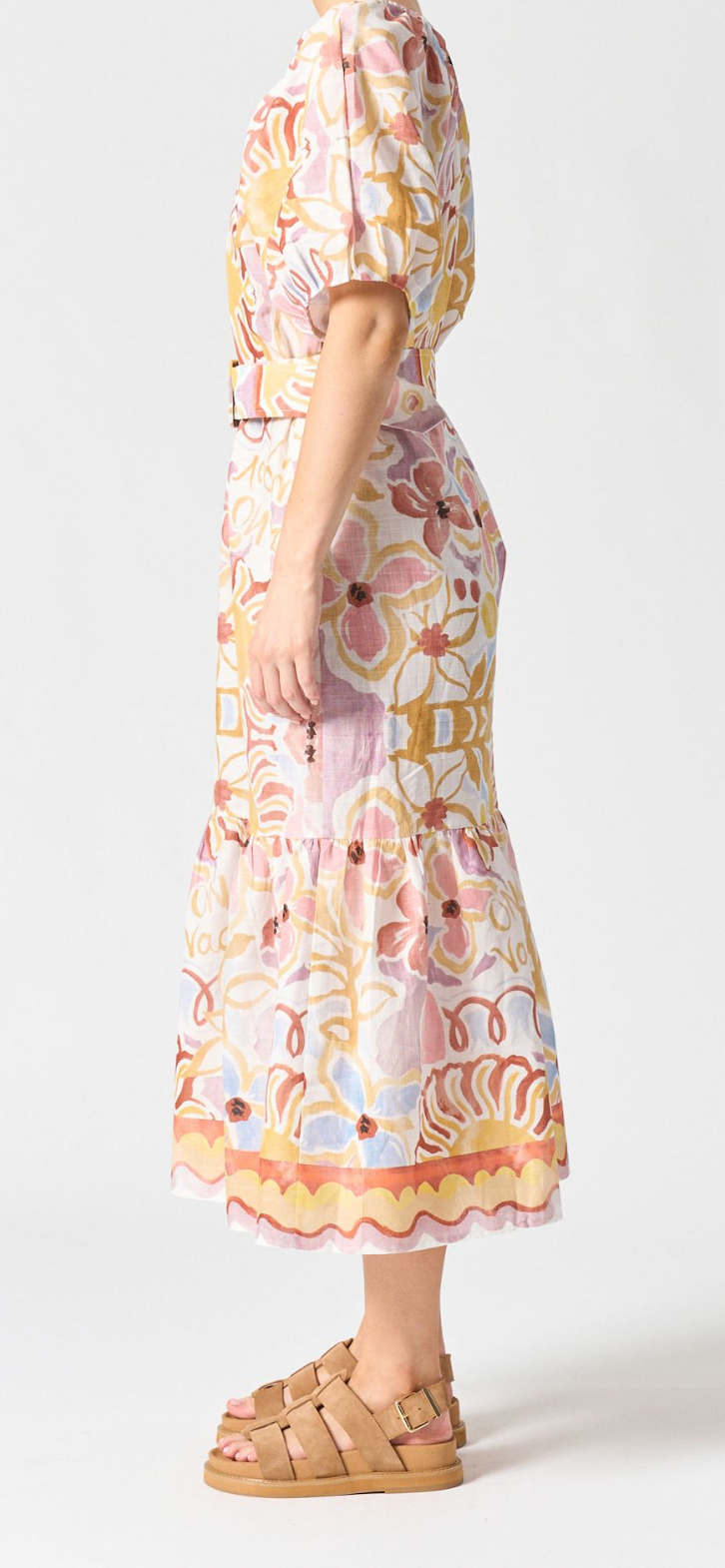 Walnut Hawaii Dress “On Vacay” Print