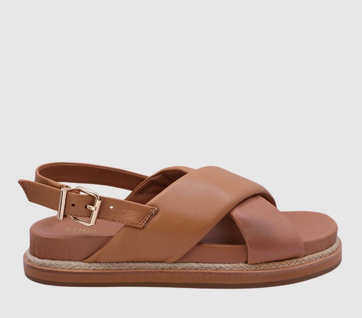 Luna Sole Teagan Coconut Leather Sandals