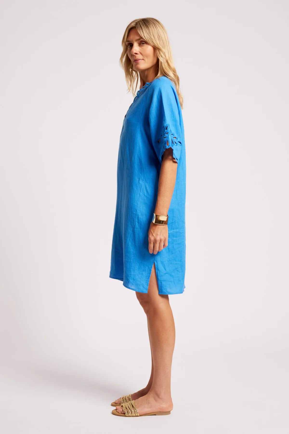 Eb + Eve Maris Dress in Marine Blue