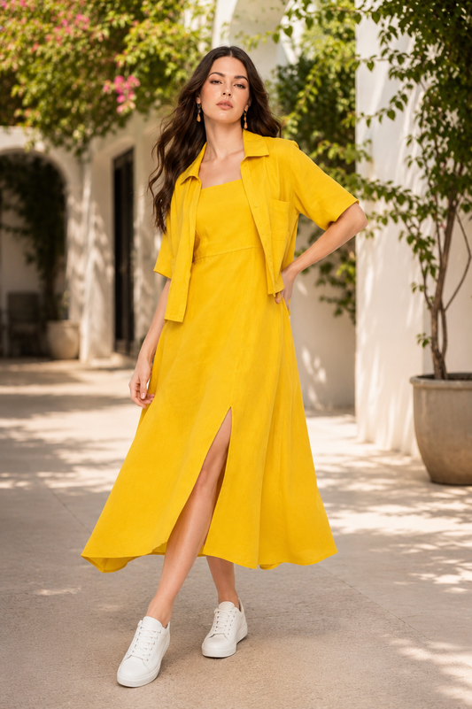 Elizabeth Scott Melina Dress in Tuscan Sun