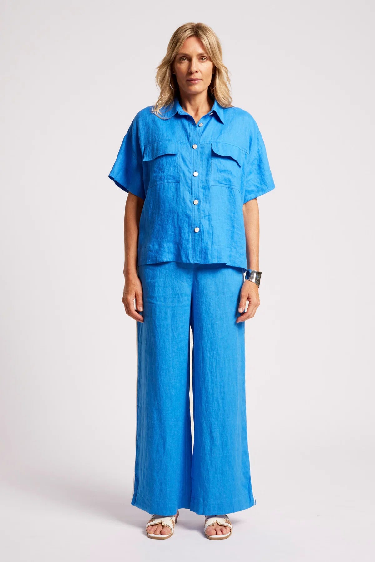 Eb + Eve Maris Shirt in Marine