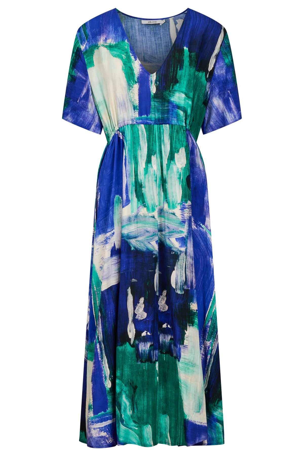 Eb + Eve Palmera Tie Maxi Dress in Seafoam
