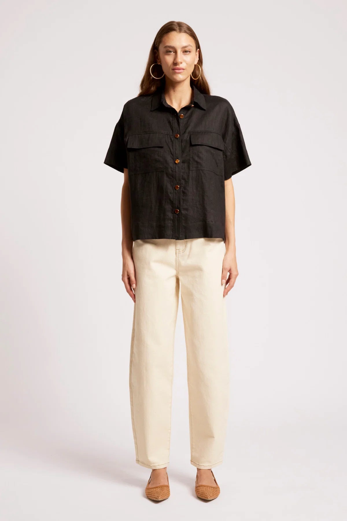 Eb + Eve Maris Shirt in Black