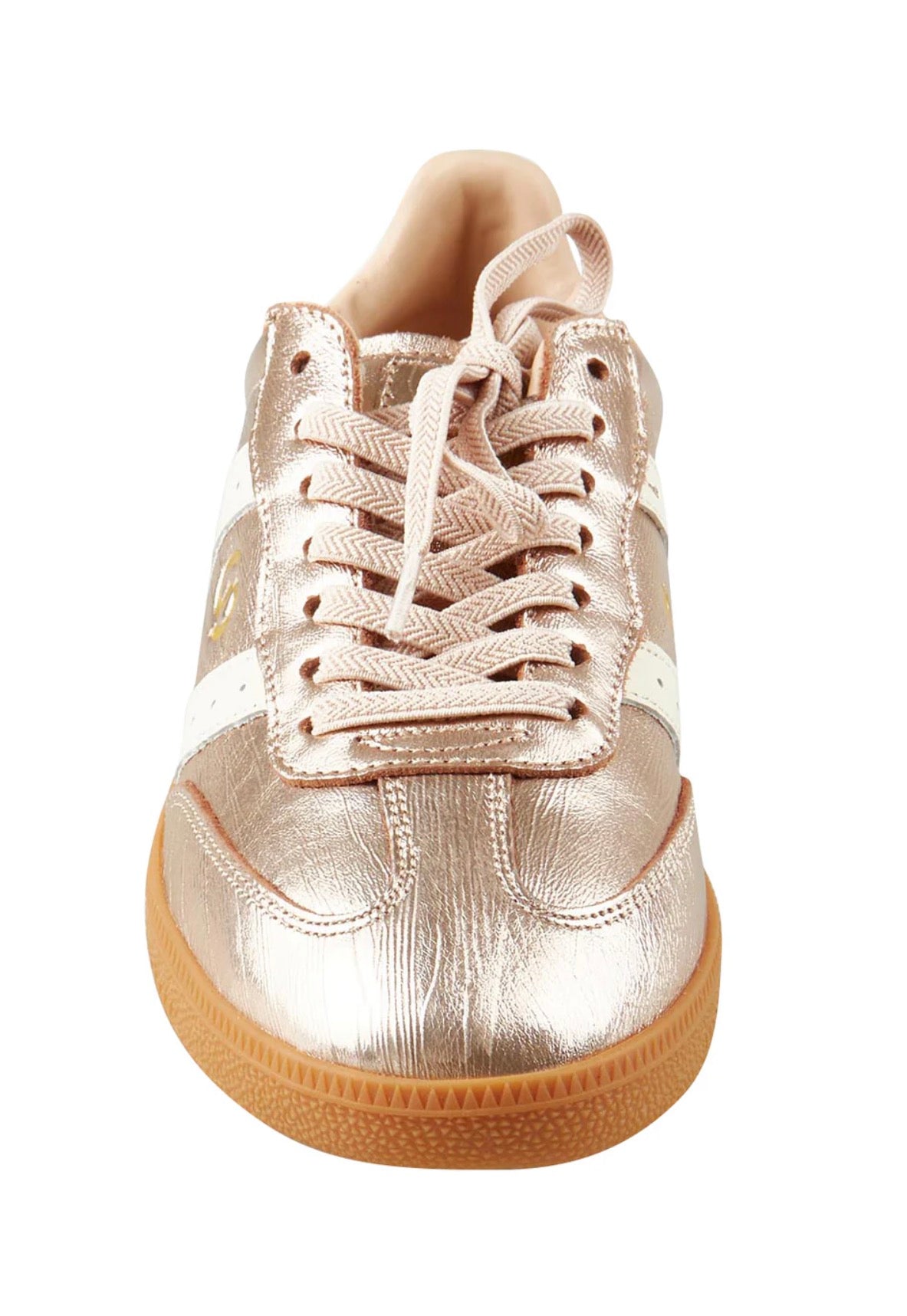 Goodsole Parallel Rose Gold Metallic Sneakers