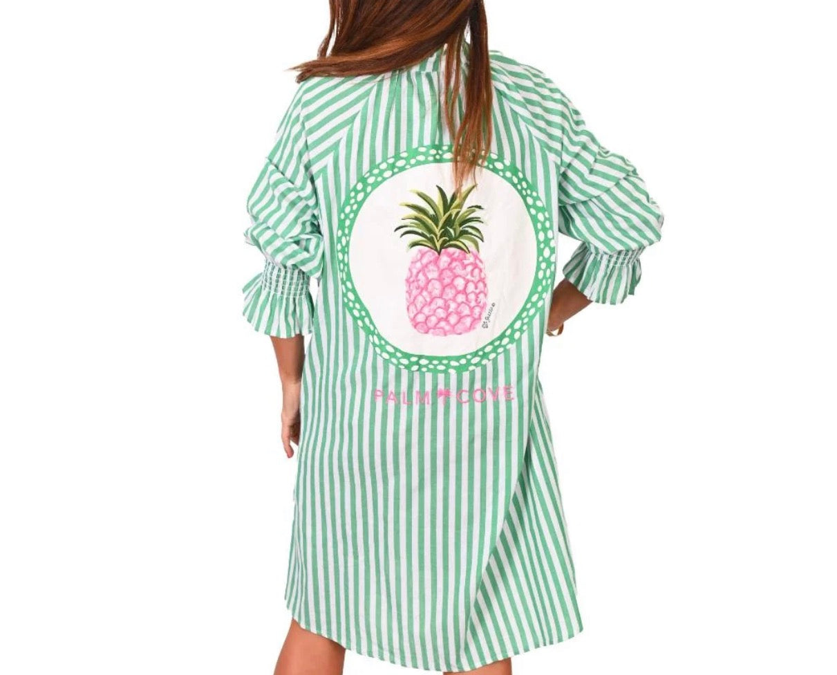 Palm Cove The Secret Garden Salma Dress in Green