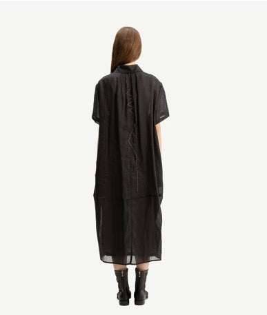 Bone and arrow Marlie shirt dress black