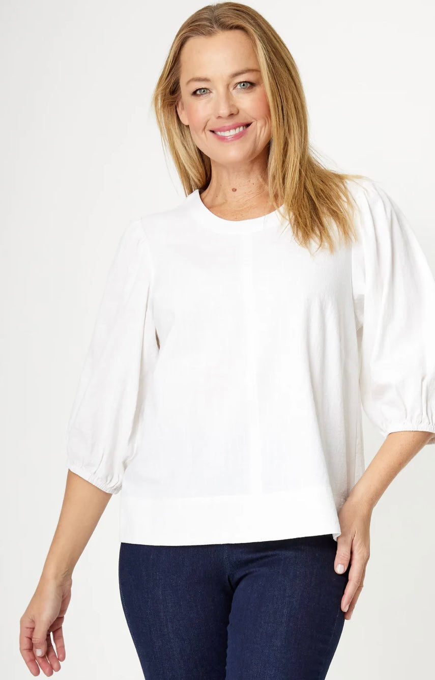 Cordelia Street- Balloon sleeve Top
