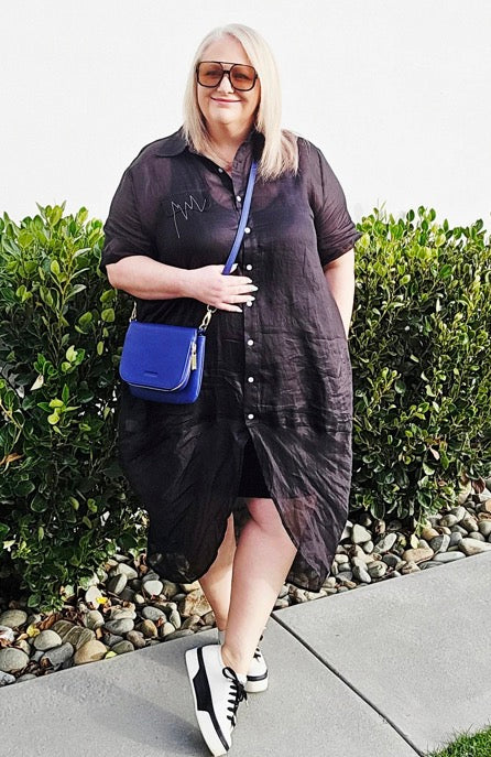 Bone and arrow Marlie shirt dress black
